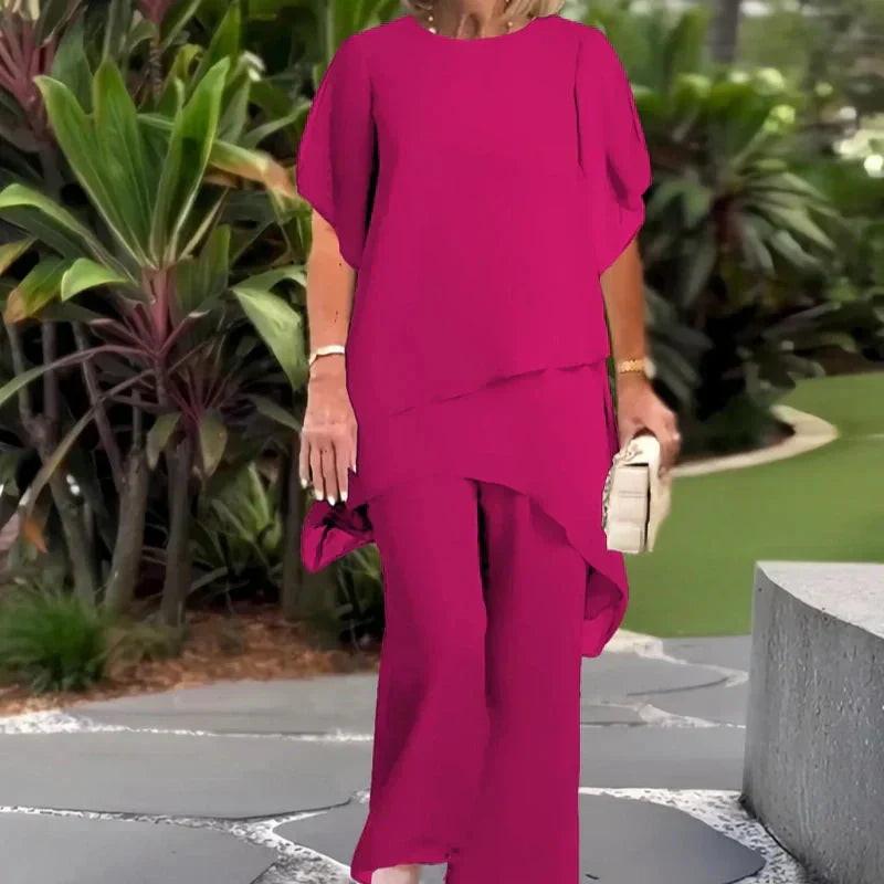 Isabella | Draped Elegance Two-Piece Set