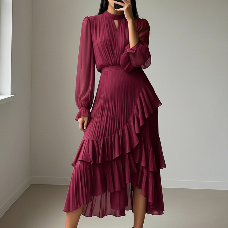 Seraphina | Elegant Pleated Occasion Dress